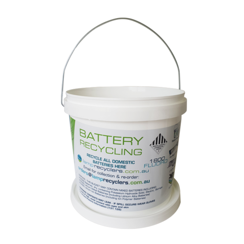 Battery Recycling Pail 5 Litre 10kg
