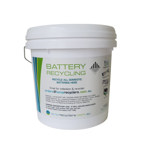Battery Recycling Pail 10 Litre 20kg