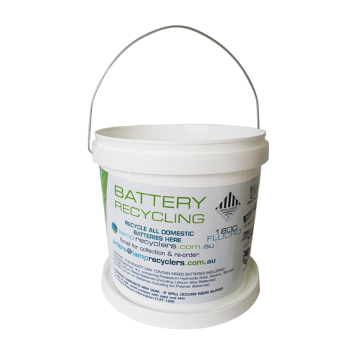 Battery Recycling Pail 5 Litre 10kg